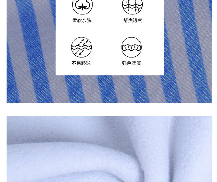 2022 winter striped warm shirt men's no pocket cardigan youth fashion fleece-lined thick plaid inch shirt CY