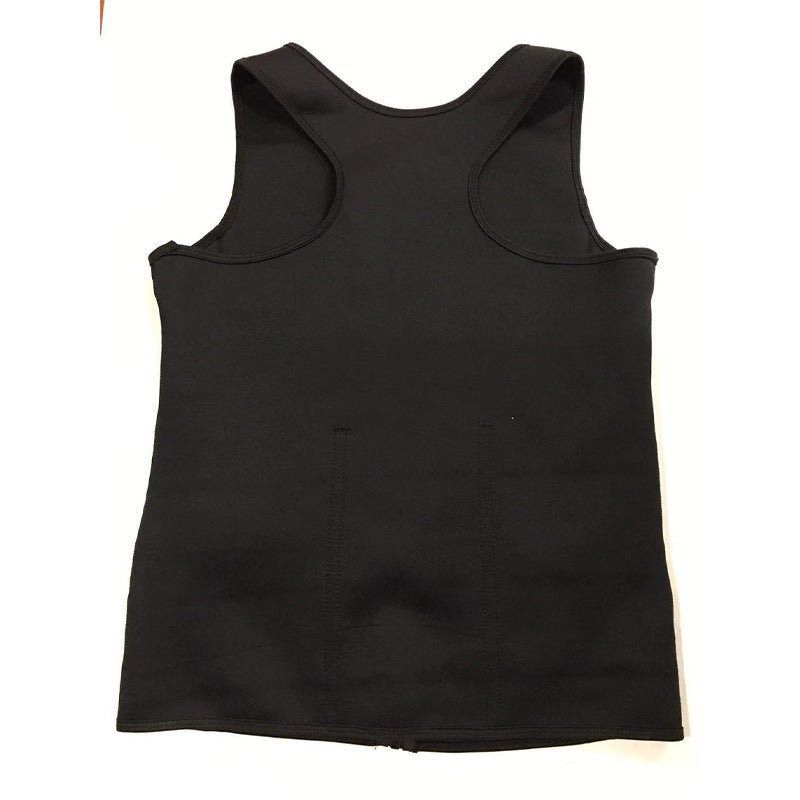 European and American Men's Sauna Clothing, Tummy Control Vest, Sports Vest, Cross-Border Corset, Neoprene Tights, Shapewear