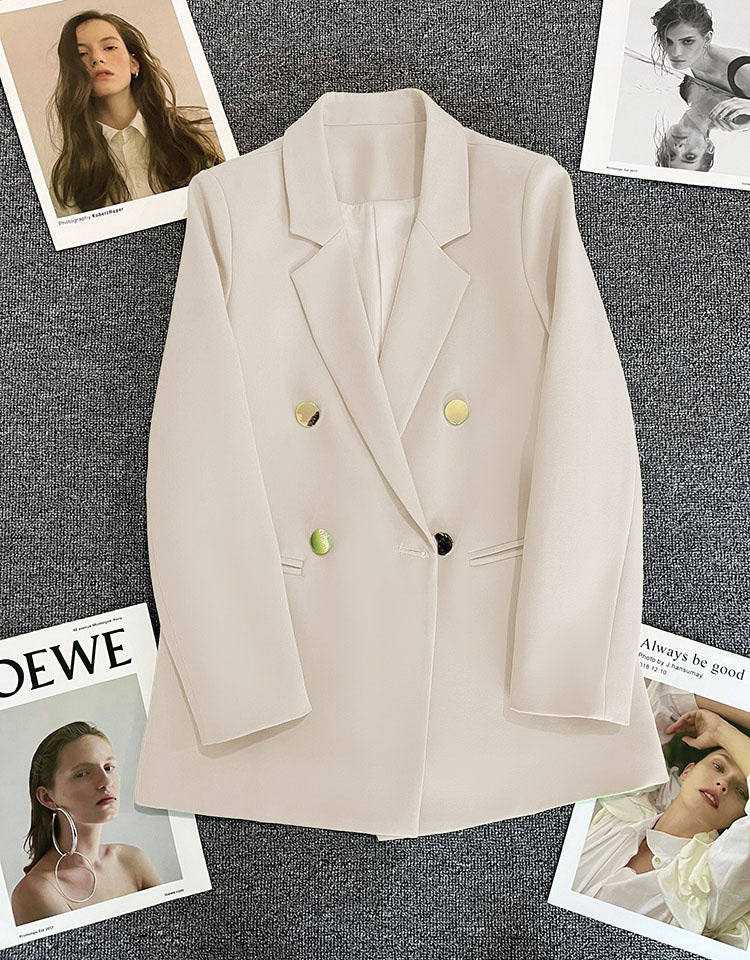 Candy Green Trendy Blazer for Women, 2026 Spring and Autumn New Korean Style, Internet Celebrity Style, Petite Casual