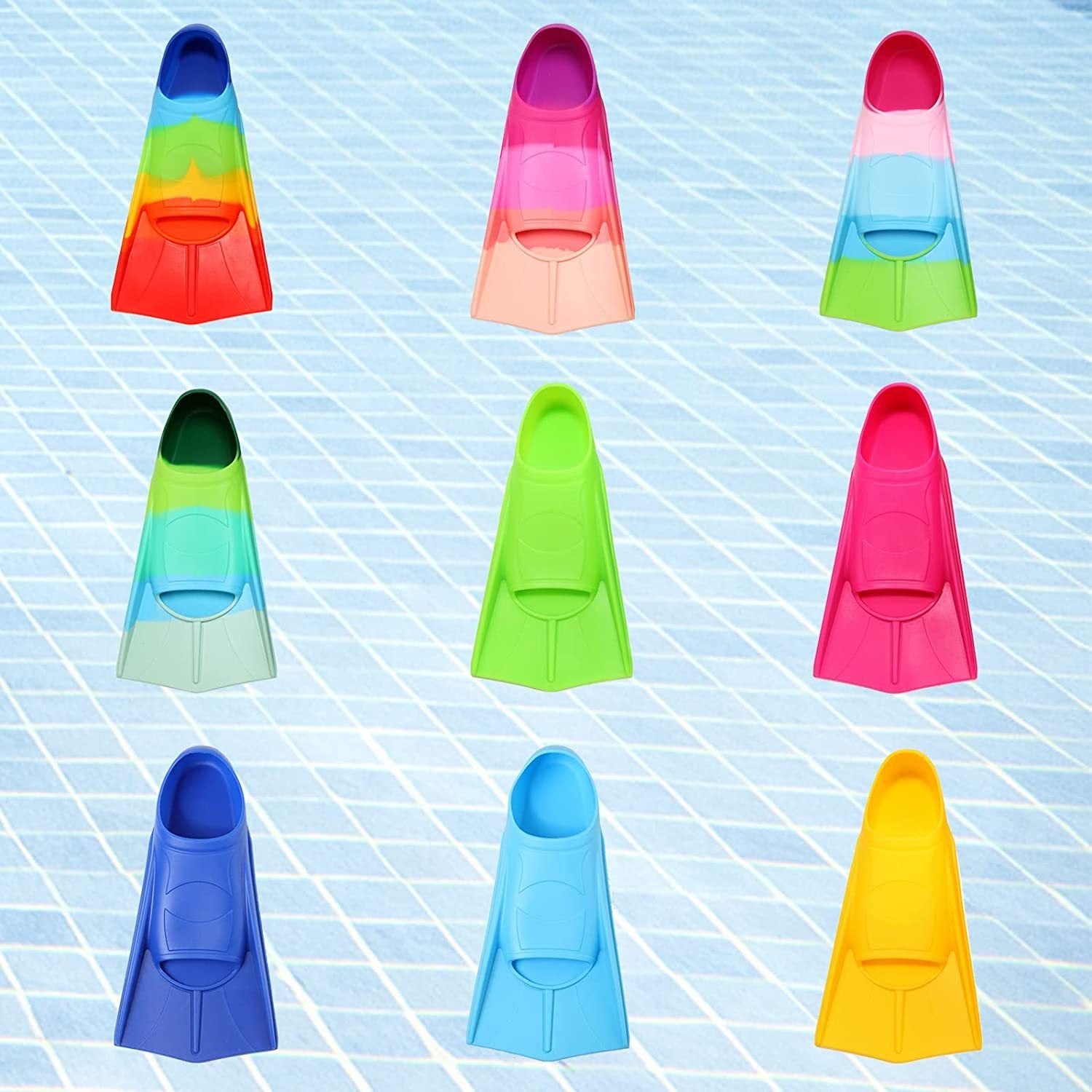 Hot sale professional training freestyle silicone frog shoes short flippers adult children flippers frog shoes manufacturers wholesale