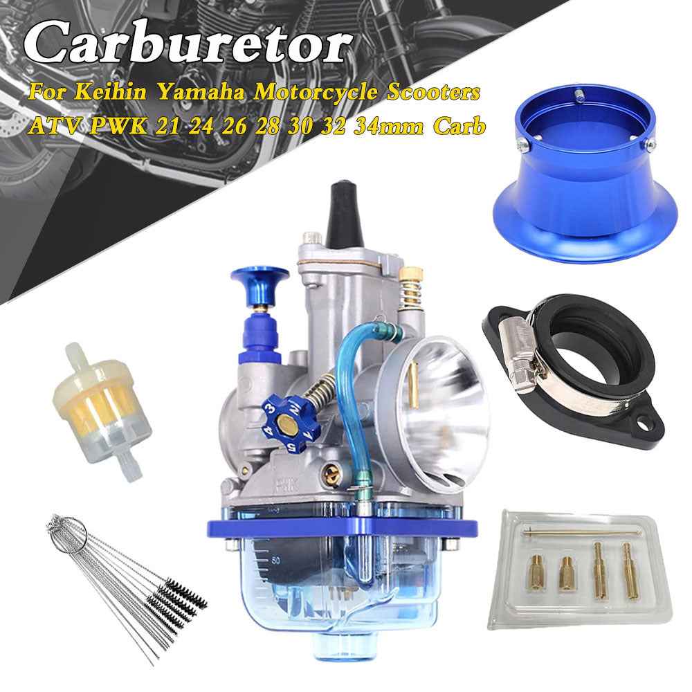 Motorcycle PWK Carburetor 21 24 26 28 32 34mm PWK Modified Racing ATV Carburetor Accessories