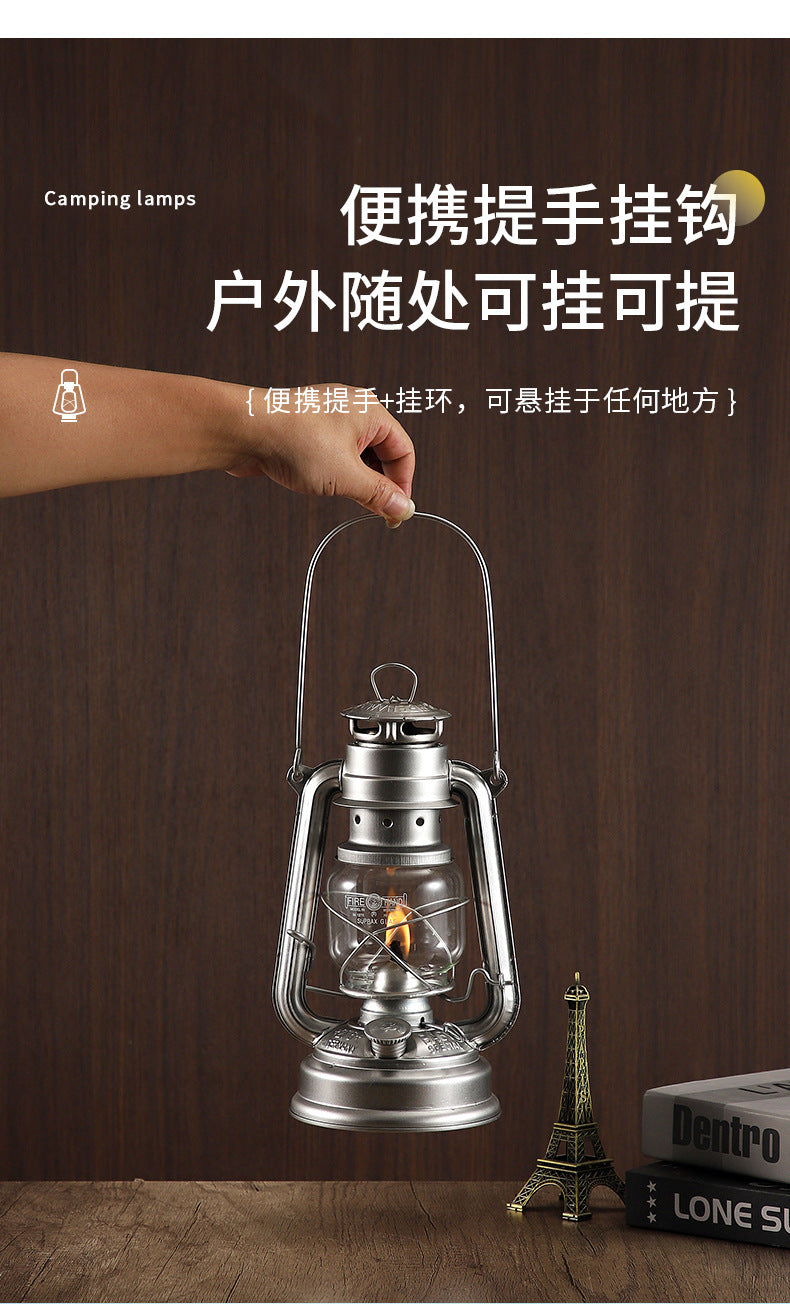 276 fire hand lantern outdoor camping lamp tent lighting lamp retro kerosene lamp atmosphere portable camping lamp