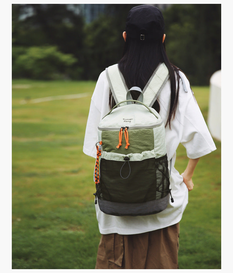 Outdoor Hiking Large-Capacity Backpack, Lightweight Travel Backpack, Commuting Storage School Bag, Leisure Cycling Backpack