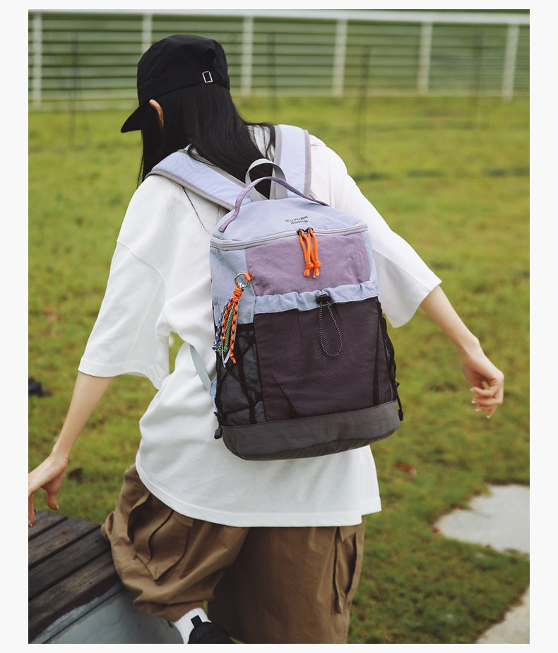 Outdoor Hiking Large-Capacity Backpack, Lightweight Travel Backpack, Commuting Storage School Bag, Leisure Cycling Backpack