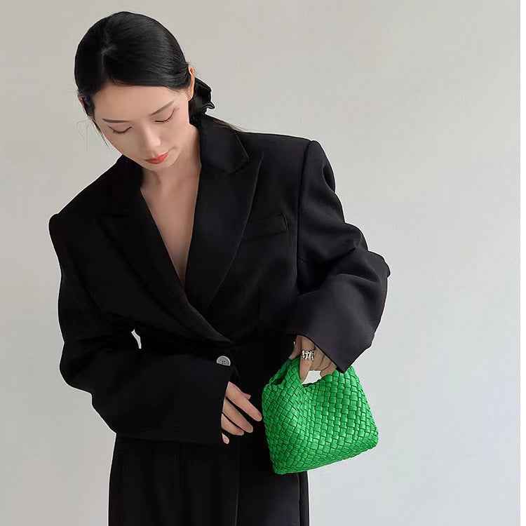 Cross-border Fashion Chain Bag Hand-woven Bag Women's Vegetable Basket Small Bag Han Feng Shoulder Bag Crossbody Bag