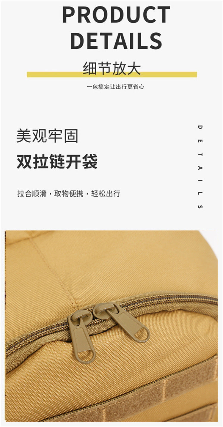 2025 New Men's Outdoor Backpack Travel Bag Large Capacity Oxford Cloth USB Charging Summer Camp Bag Export
