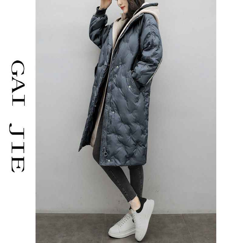 Down Cotton Outwear Women's Mid-Length 2024 Winter New Korean Style Loose Fashionable Thickeneded Casual Women's Jacket