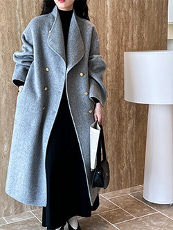Lushi Japanese-Style Minimalist Thickened Brushed Corduroy Shirt for Women 2025 Autumn Inner Layering Base Shirt 3378