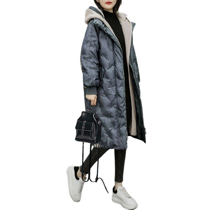 Down Cotton Outwear Women's Mid-Length 2024 Winter New Korean Style Loose Fashionable Thickeneded Casual Women's Jacket
