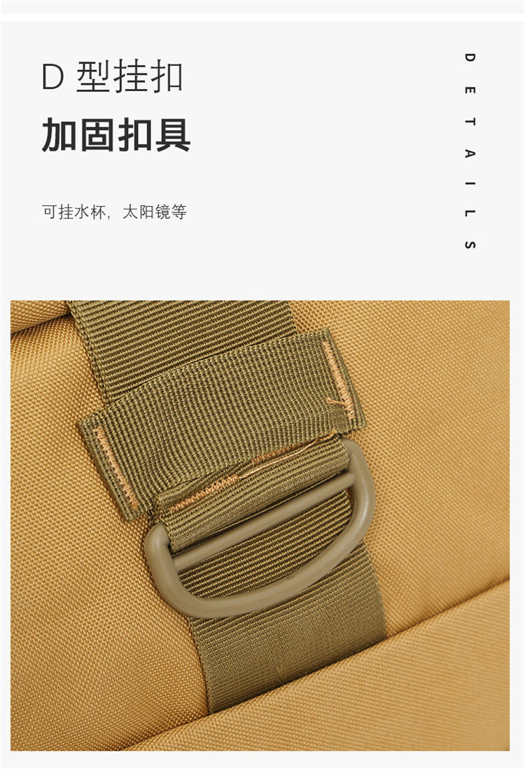 2025 New Men's Outdoor Backpack Travel Bag Large Capacity Oxford Cloth USB Charging Summer Camp Bag Export
