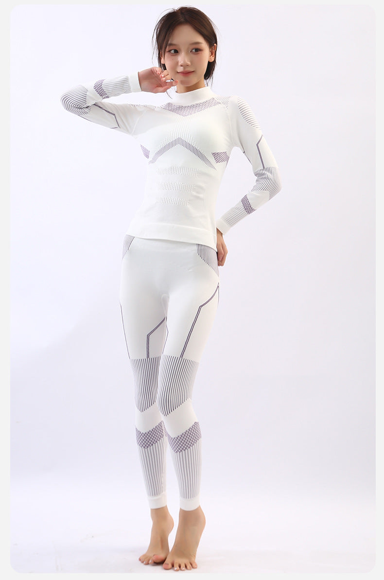 Ski Quick-drying Underwear Warm Compression Perspiration Breathable Women's Men's Outdoor Mountaineering Sportswear Functional Tight suit