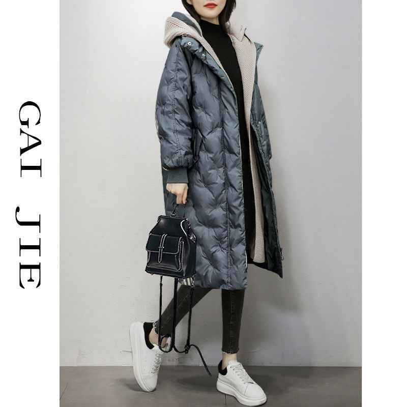 Down Cotton Outwear Women's Mid-Length 2024 Winter New Korean Style Loose Fashionable Thickeneded Casual Women's Jacket