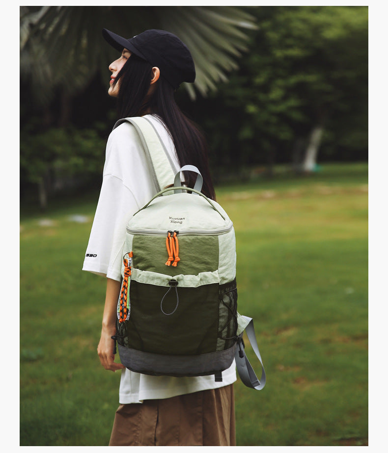 Outdoor Hiking Large-Capacity Backpack, Lightweight Travel Backpack, Commuting Storage School Bag, Leisure Cycling Backpack