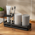 Simple Bathroom Teething Cup Toothbrush Shelf Creative Gargle Cup Dental Storage Toilet Storage Rack Electric Toothbrush Holder
