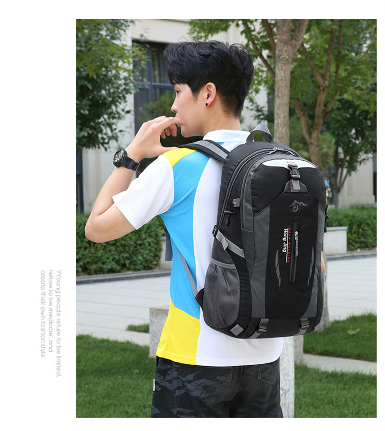Travel Large-Capacity Backpack Sports Men's and Women's Travel Luggage Backpack Travel Student School Bag Mountaineering Bag Outdoor Backpack