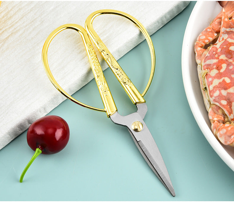 Crab Eight Pieces Stainless Steel Crab Eating Tools Crab suit Crab Pick Hairy Crab Crab Pliers Dismantling Crab Tools Gift Box suit