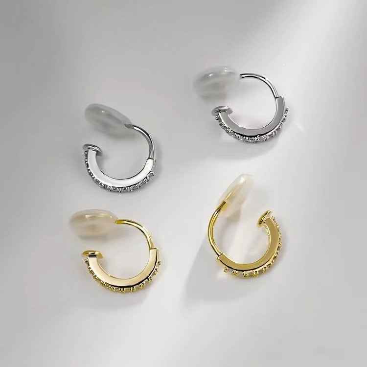 Simple Daily Exquisite Small Ear Clip One-piece Painless Mosquito Incense Plate Earrings Women's Temperament All-match Commuter Ear Accessories