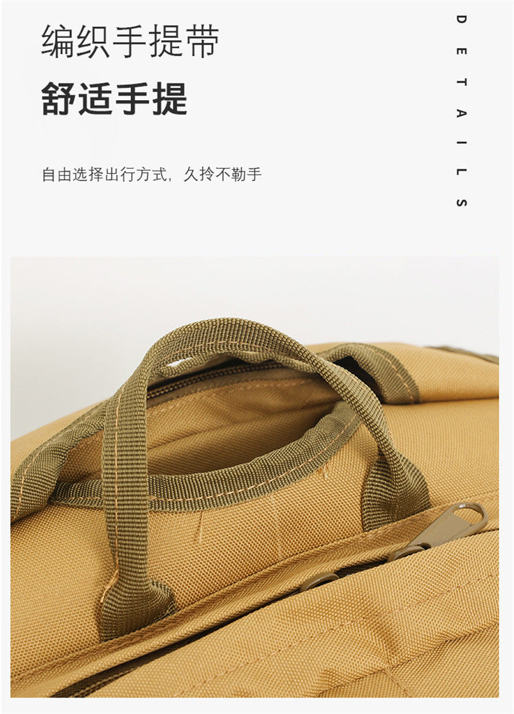 2025 New Men's Outdoor Backpack Travel Bag Large Capacity Oxford Cloth USB Charging Summer Camp Bag Export