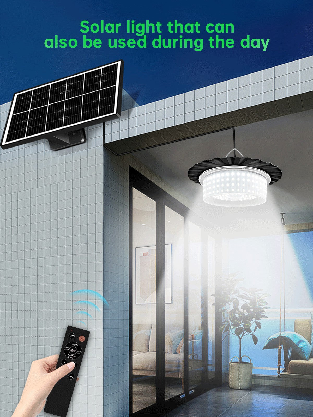 Solar 244LED Ring Chandelier Courtyard Garden Villa Street Light 360 Degree Outdoor Solar Lighting