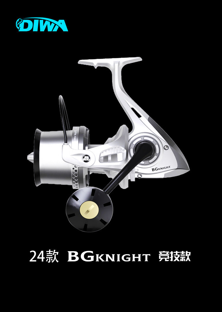 Diva/DIWA White Bone Knight 801 Beach Fishing Wheel Cast Wheel Coast Fishing Wheel 35 Line Cup Universal Fregan