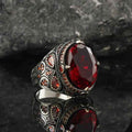 Wish Hot-Selling New Men's Ring Cross-Border European and American Retro Ring Fashion Personalized Ring