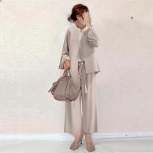 2026 Autumn/Winter New Style Lotte Ins Hot-Selling Loose Slimming Casual Simple Straight-Leg Coat Solid Color Overcoat for Women