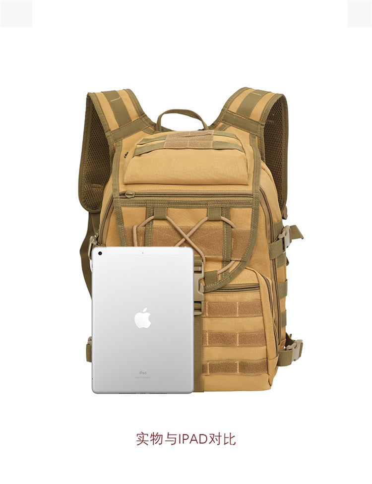 2025 New Men's Outdoor Backpack Travel Bag Large Capacity Oxford Cloth USB Charging Summer Camp Bag Export