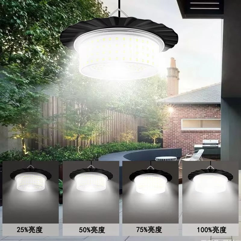Solar 244LED Ring Chandelier Courtyard Garden Villa Street Light 360 Degree Outdoor Solar Lighting