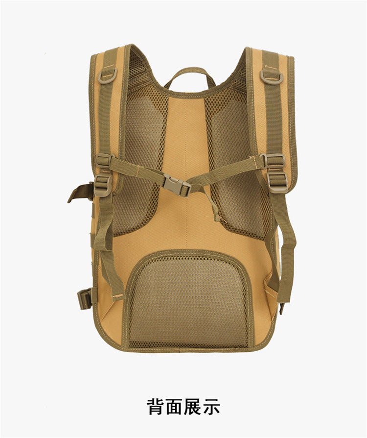 2025 New Men's Outdoor Backpack Travel Bag Large Capacity Oxford Cloth USB Charging Summer Camp Bag Export