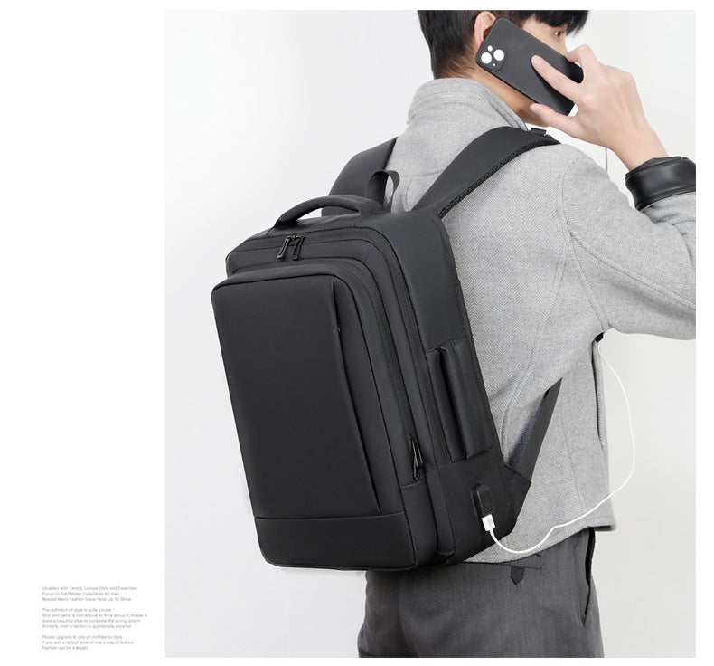 Backpack Men's High-class High-capacity Business Travel Men's Computer Bag Multi-functional Backpack College Student Commuter