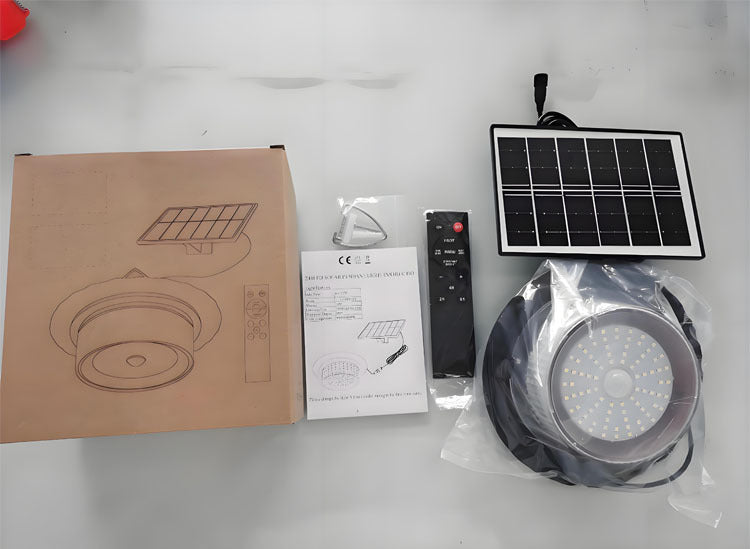 Solar 244LED Ring Chandelier Courtyard Garden Villa Street Light 360 Degree Outdoor Solar Lighting