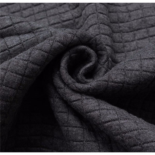 2018 autumn and winter new European and American men's jacquard sweater long sleeve hoodie warm color hooded sweatshirt jacket