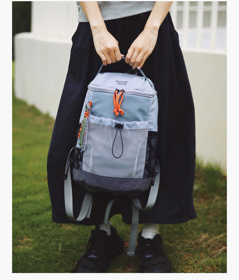 Outdoor Hiking Large-Capacity Backpack, Lightweight Travel Backpack, Commuting Storage School Bag, Leisure Cycling Backpack