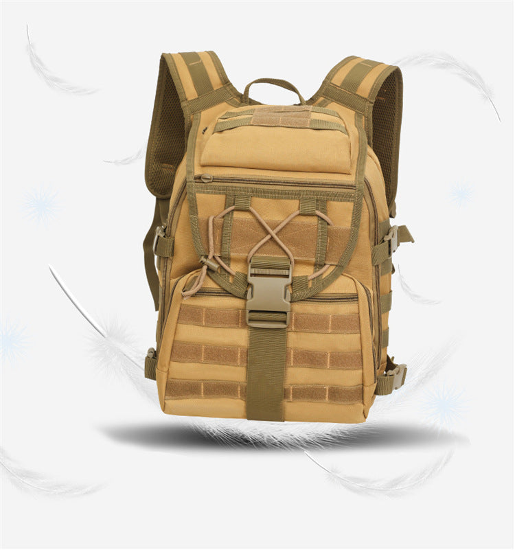 2025 New Men's Outdoor Backpack Travel Bag Large Capacity Oxford Cloth USB Charging Summer Camp Bag Export