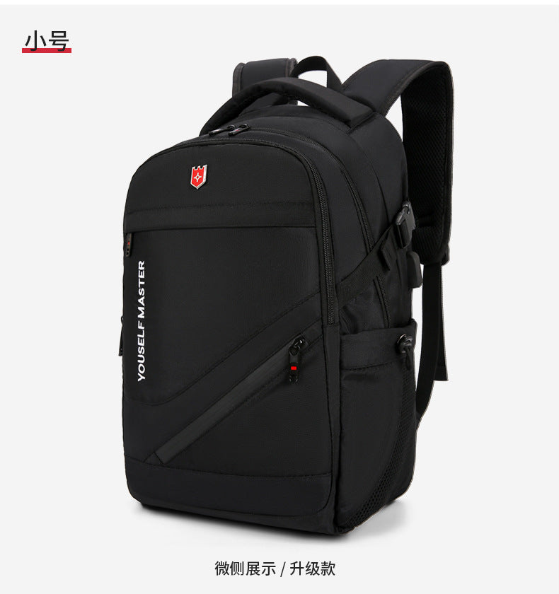 Cross-border Backpack Men's Large Capacity Business Travel Bag Computer Backpack Junior Senior high school College Student Schoolbag New Travel