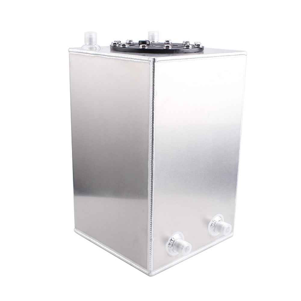 12L3 Three Gallon Secondary Fuel Tank Aluminum Alloy Buffer Tank Mirror Polished Plastic Cover Rectangular Neutral Fuel Tank
