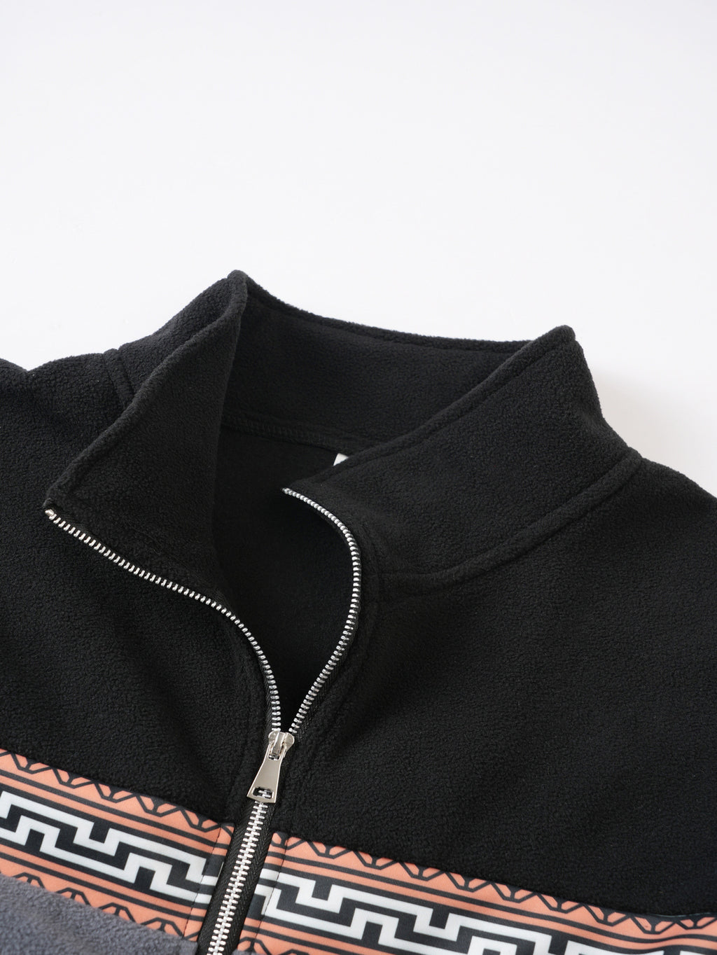 Autumn and Winter European and American Cross-Border Casual Men's Sweatshirt Long-Sleeved Thickened Fleece Half-Zip Sweatshirt Hot-Selling Daily Top