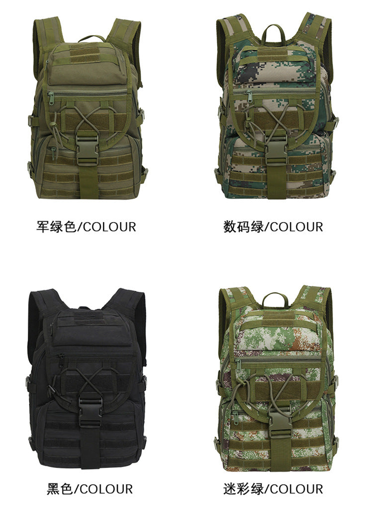 2025 New Men's Outdoor Backpack Travel Bag Large Capacity Oxford Cloth USB Charging Summer Camp Bag Export