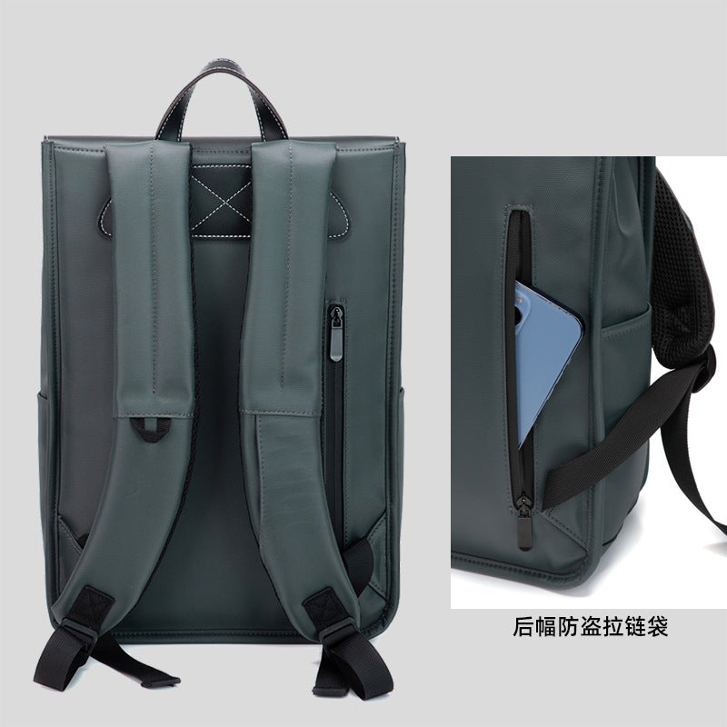 Men's Backpack, High-End, Simple, Versatile, Trendy, Popular with Women, Large Capacity, Business 16inch Computer Bag, Weight-Reducing