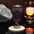 Cross-border New Product An Evil Dragon Wine Glass Western Dragon Stainless Steel Wine Glass 3D Three-dimensional Dragon Warrior Goblet