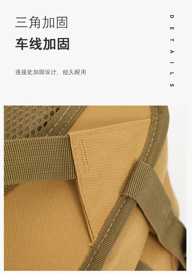 2025 New Men's Outdoor Backpack Travel Bag Large Capacity Oxford Cloth USB Charging Summer Camp Bag Export
