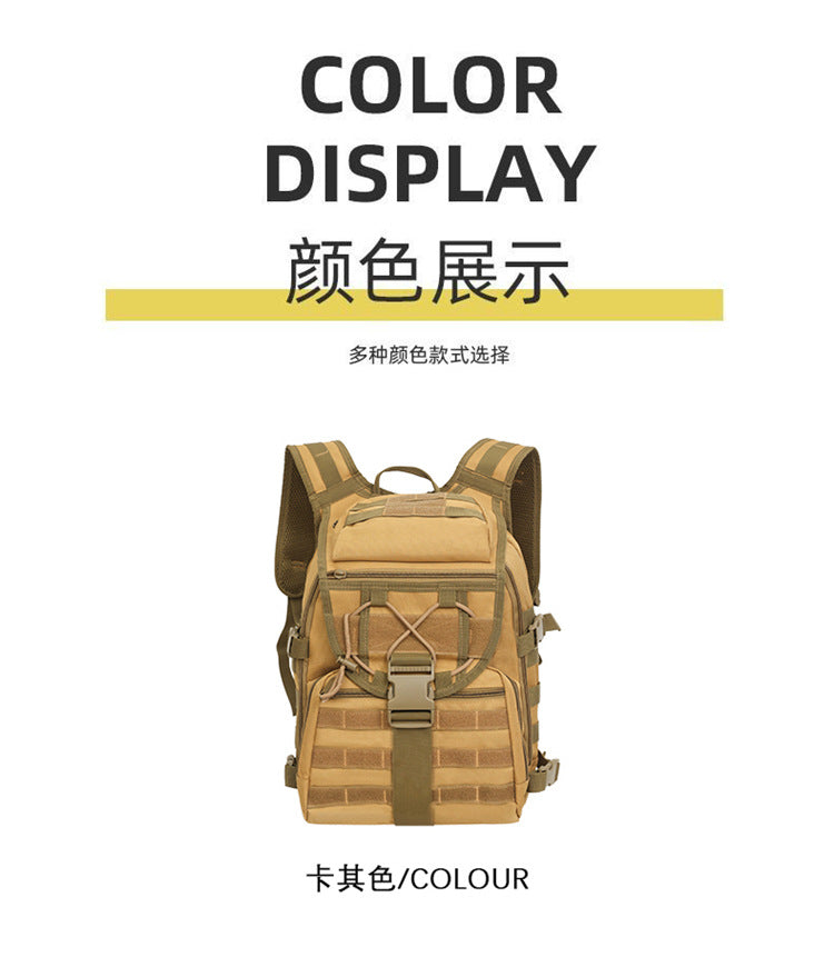 2025 New Men's Outdoor Backpack Travel Bag Large Capacity Oxford Cloth USB Charging Summer Camp Bag Export