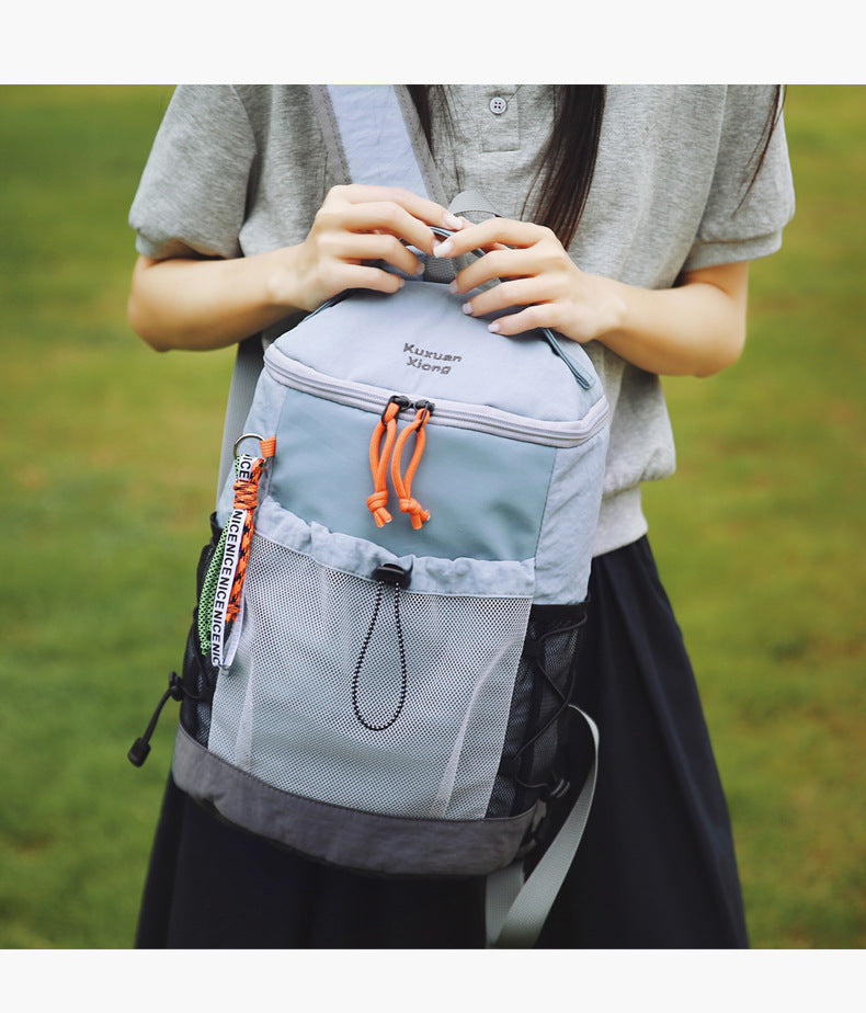 Outdoor Hiking Large-Capacity Backpack, Lightweight Travel Backpack, Commuting Storage School Bag, Leisure Cycling Backpack