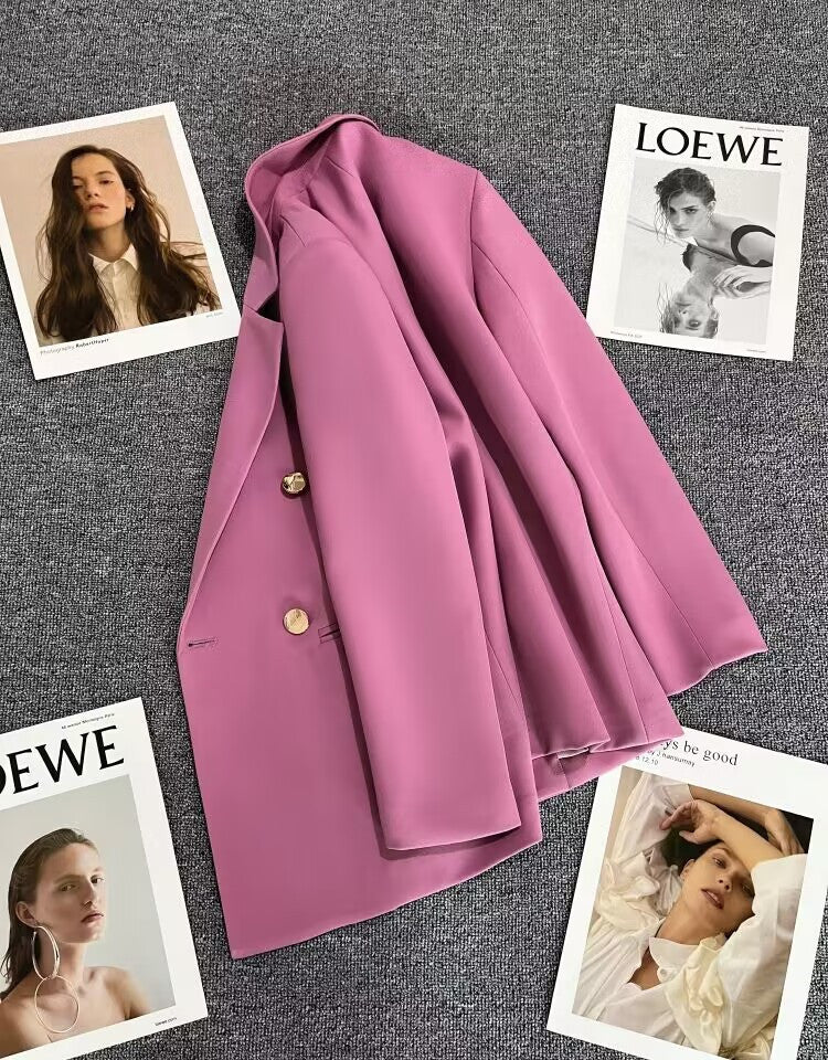 Candy Green Trendy Blazer for Women, 2026 Spring and Autumn New Korean Style, Internet Celebrity Style, Petite Casual