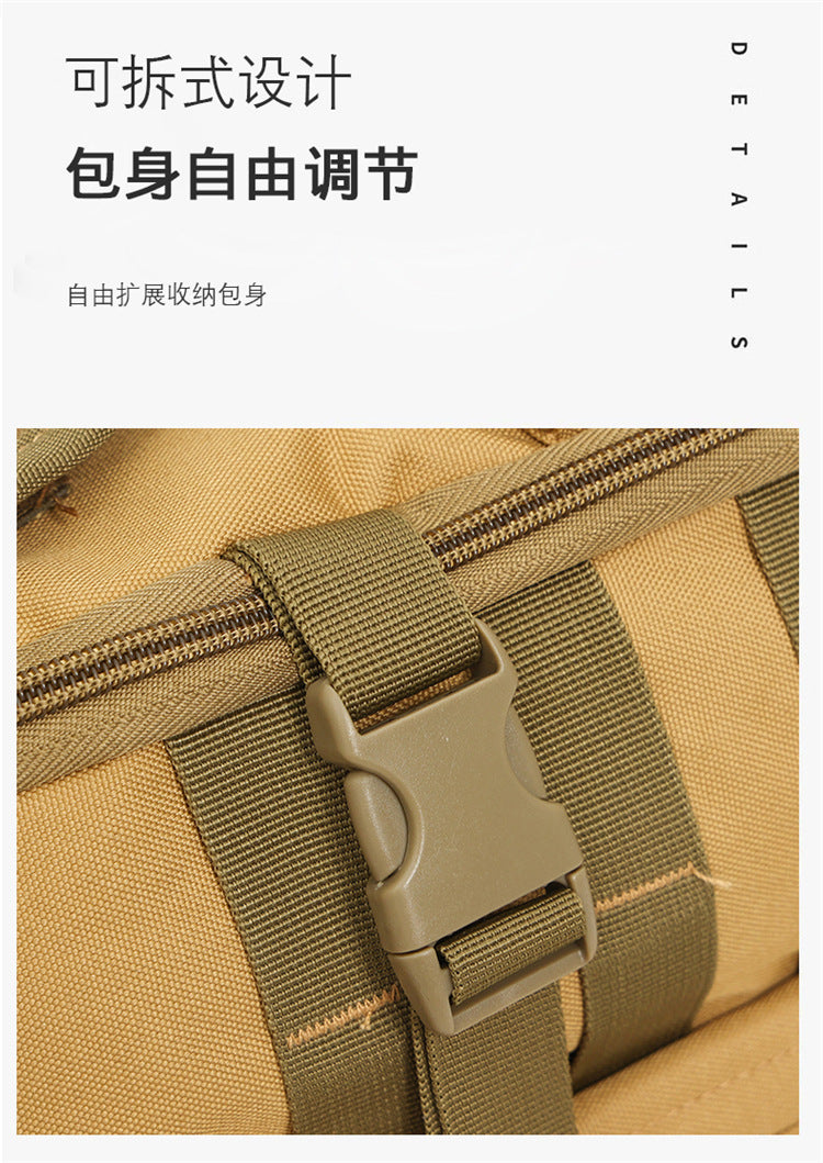 2025 New Men's Outdoor Backpack Travel Bag Large Capacity Oxford Cloth USB Charging Summer Camp Bag Export