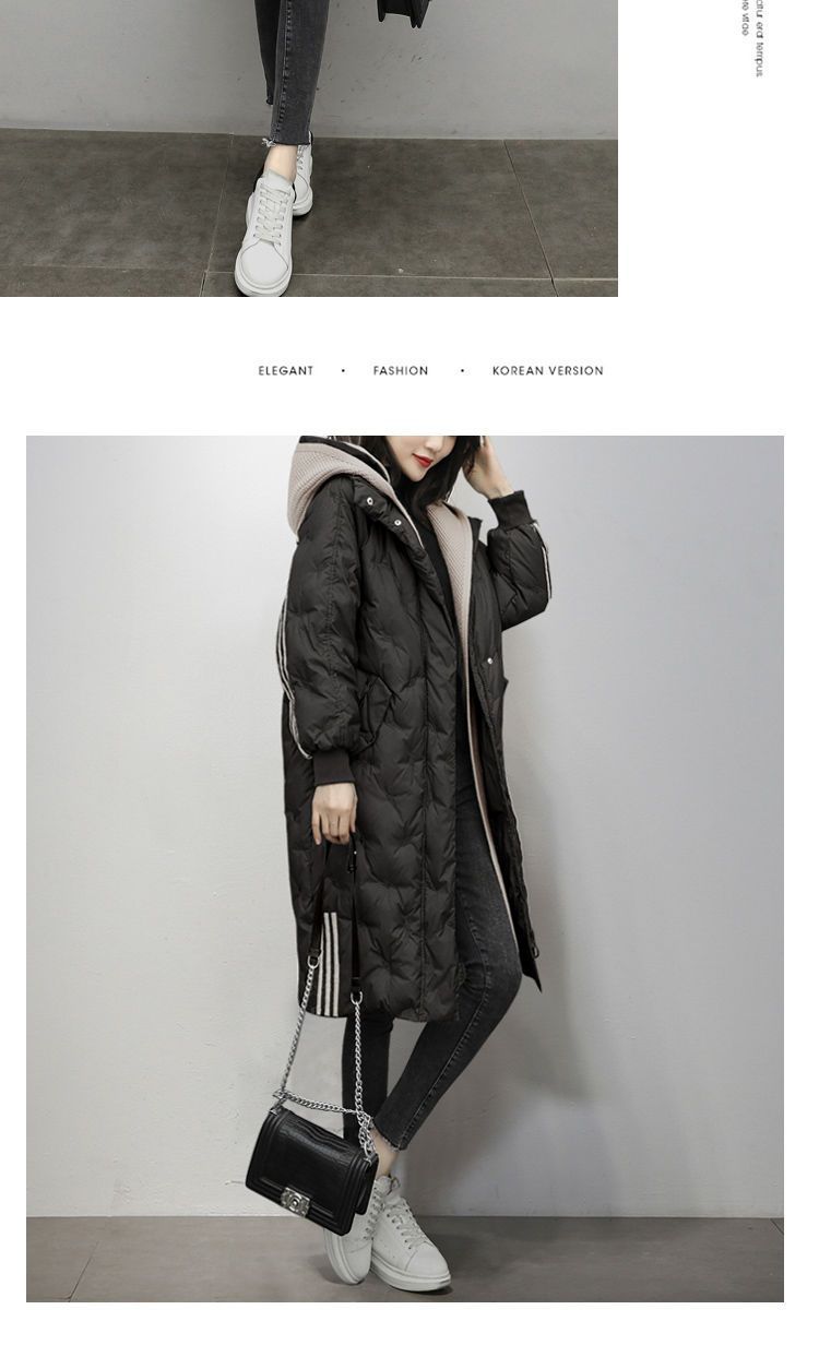Down Cotton Outwear Women's Mid-Length 2024 Winter New Korean Style Loose Fashionable Thickeneded Casual Women's Jacket