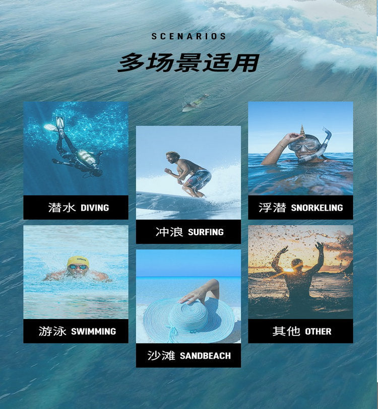 3mm Couple's Diving Wetsuit for Women, Two-Piece Long-Sleeve and Long Pants, Warm, Cold-Proof, Sun-Protective, Wet-Style Surfing, Snorkeling, and Swimming Suit
