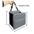 Cross-border upgrade car chair back suede storage bag seat storage cup bag multi-compartment bundled storage bag