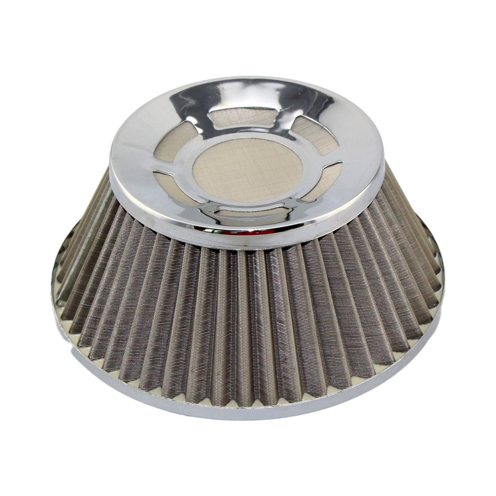 Car air filter high flow mushroom head engine intake modified mushroom head stainless steel mesh filter