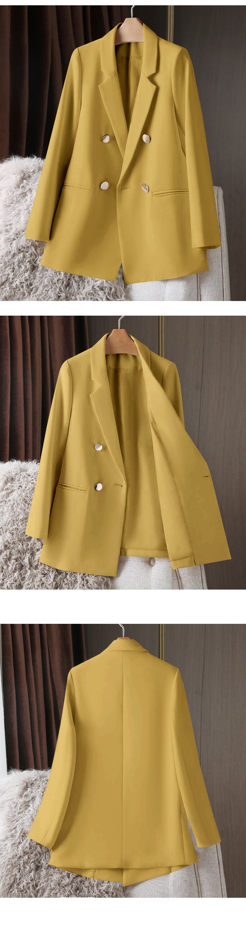 Candy Green Trendy Blazer for Women, 2026 Spring and Autumn New Korean Style, Internet Celebrity Style, Petite Casual